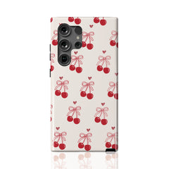 Cute Cherries, Cherry Pattern, Summer Vibe phone case, phone cover, iPhone 16 cases, iPhone 15 Pro Max cases, iPhone 14 cases, iPhone 13 Pro Max cases, iPhone 12 case, iPhone 11 case, iPhone XS Max, Samsung Galaxy S24 Ultra cases, Samsung Galaxy S23, Galaxy S22 Plus, MagSafe phone case, Personalized Gift, Birthday Gift