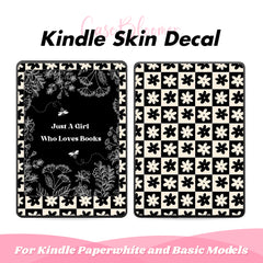 Black and White Checkerboard Kindle Skin Vinyl WRAP Amazon Kindle Paperwhite Decal