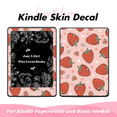 Cute Strawberry Y2K Kindle Skin Vinyl WRAP Amazon Kindle Paperwhite Decal