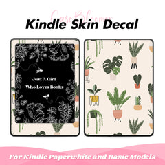 Botanical Garden Minimal Kindle Skin Vinyl WRAP Amazon Kindle Paperwhite Decal