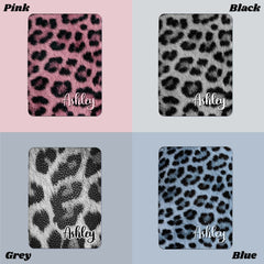 Pink Leopard Print Minimalist Kindle Case, Kobo, Free Personalization