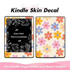 Kindle Skin, Kindle Paperwhite Vinyl, Kindle Paperwhite Decals, Kindle Decals, Aesthetic Kindle Stickers, Paperwhite 11th 6.8 case Decals, Stickers for Paperwhite Signature Edition, Kindle Oasis, Kindle 11th 2022, Skins for Kindle 10th 2019